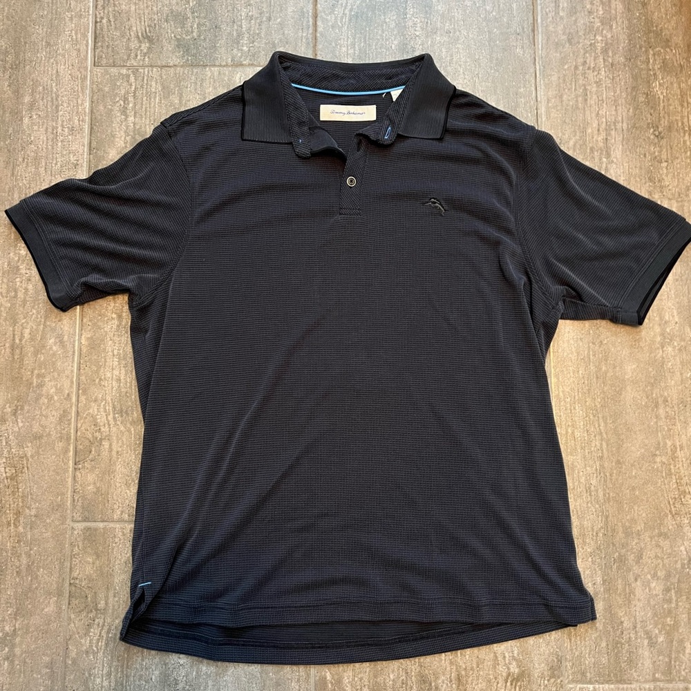 Tommy Bahama Black Polo
